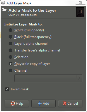 Mairi isolation add layer mask