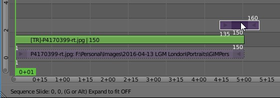 Blender VSE drag strip